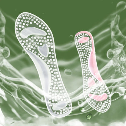 Anti Slip Sole Pads For High-Heels Arch Support Self-adhesive Sandals Insole Summer Comfortable Gel Insoles Silicone Cushion