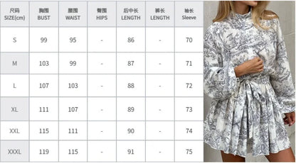 Autumn new women's clothing style elegant, fashionable, casual, sexy commuting long sleeved lace up Chinese style printed dress