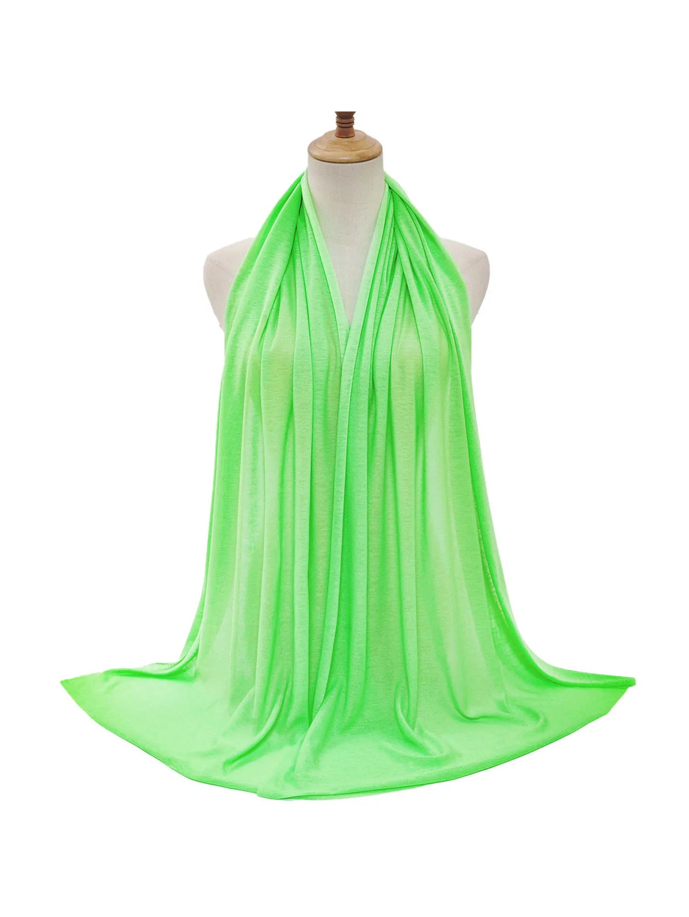 Hot selling stretch jersey turban african headband solid color super soft extra long breathable headband for women