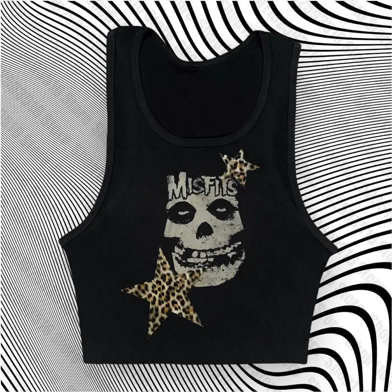 Woman Clothing Gothic Dress Harajuku Party Dresses Graphic Rock Y2k Clothes Black Mini Dress Punk Goth Emo Short Women's Summer Black1