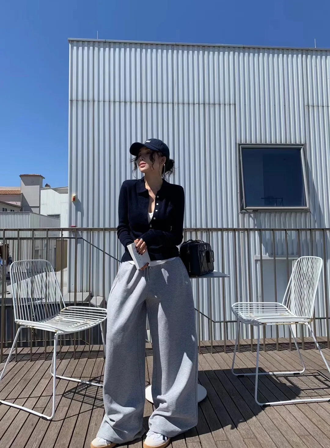 Tonngirls Korean Style Knit T Shirt Women Long Sleeve Skinny Streetwear Pullovers Fake Two Pieces Tops Fashion Autumn Winter Top