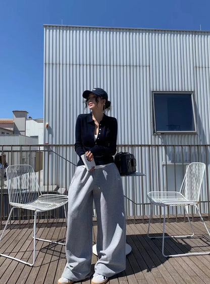 Tonngirls Korean Style Knit T Shirt Women Long Sleeve Skinny Streetwear Pullovers Fake Two Pieces Tops Fashion Autumn Winter Top