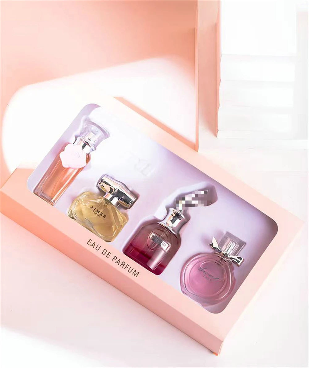 Classic Brand Perfume Women Eau de Parfum Femme 100ml Club De Nuit Perfumes Feminino Gift Box 4Pcs Set Floral Fruity Scent Spray Badiee Stylez