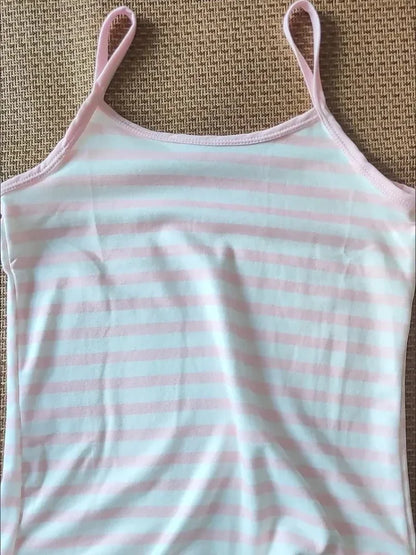 Summer Pink Ropa Mujer Crop Tops Women Clothing Kawaii Sexy 2024 Y2k Tanks Fashion Striped Sweet Vest Slim Fit Sleeveless Camis