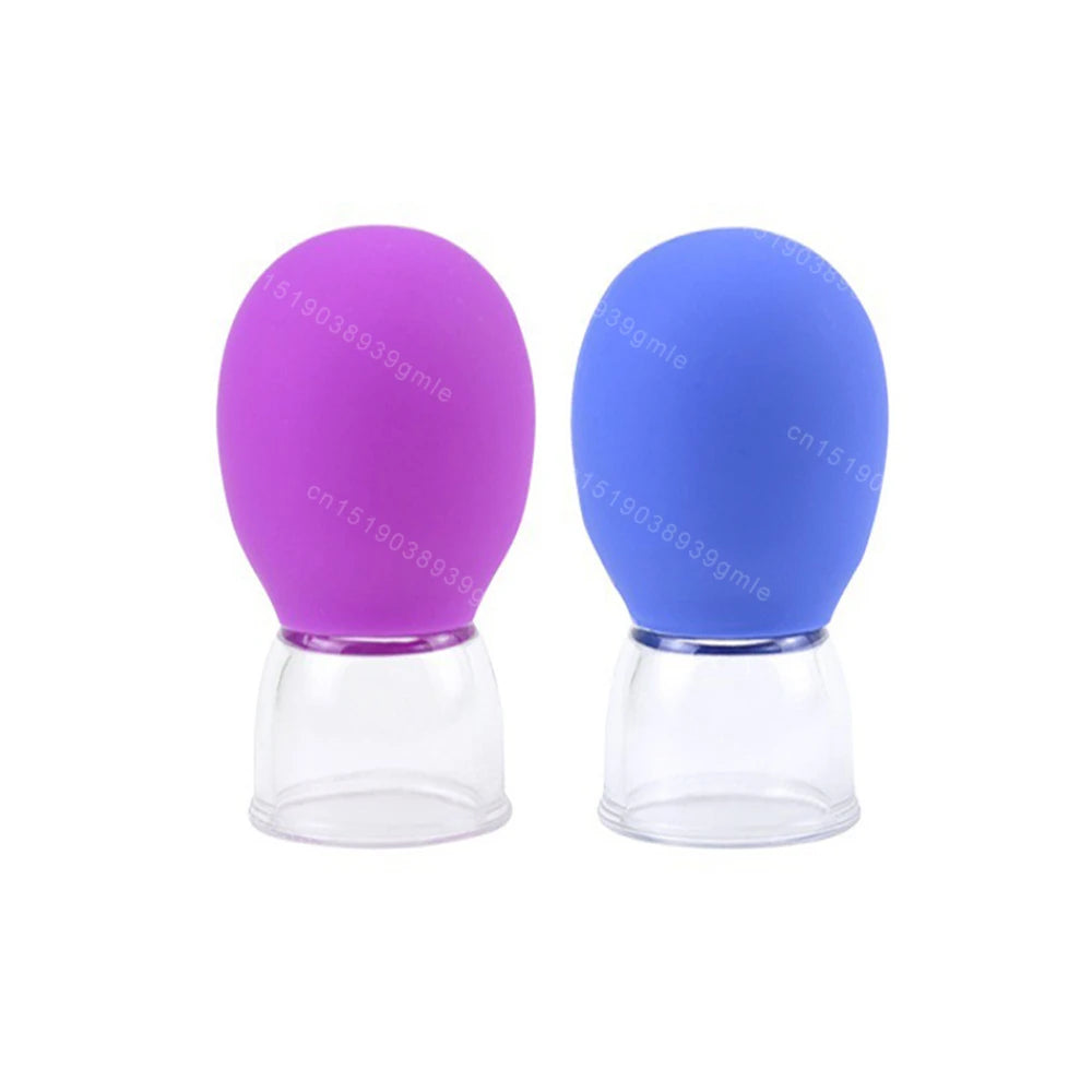 Silicone Face Massager Vacuum Eye Skin Face Lifting Facial Cups Anti Cellulite Jar Anti-Wrinkle Cupping Therapy Beauty Tool