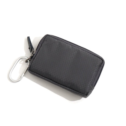 Japanese Style Casual Coin Pouch Nylon Cloth Mini Purse Waterproof Men Coin Purse Small Cute Wallet Cute Purse Clutch Bag GREY
