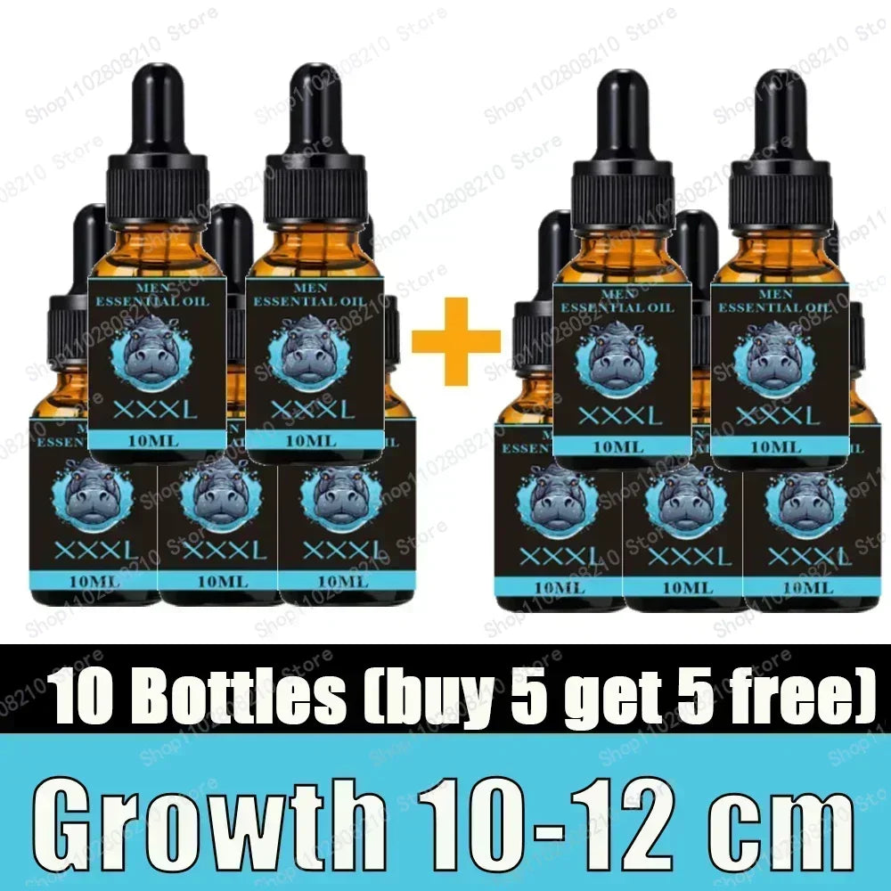 Penis Permanent Thickening, Increase XXL Growth Enlargement Massage Men's Cock Erection Lubricant Plant Extracts Massage Oil - Badiee Stylez