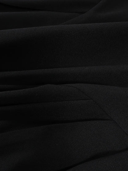 Women's Square Neck Pullover Dress, Casual Elegant Dress, Commuter Wind, Long Sleeve, Pure Color Polyester, New, 2025