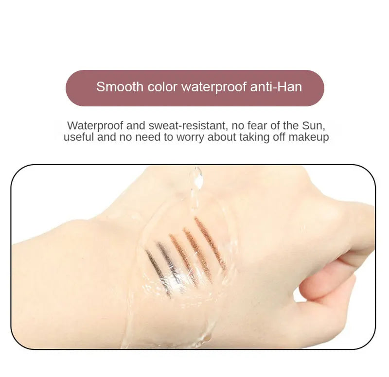 Pencil-shaped Wooden Eyebrow Pencil Waterproof Sweat-proof Eyebrow Pen Smooth Eyebrow Pencil Lasting Not Easy To Faint Cosmetics