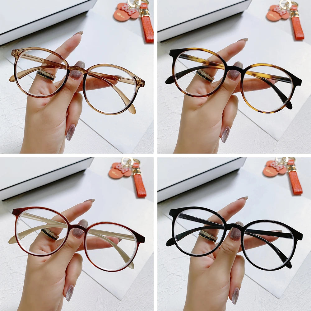 New arrival Computer Glasses Frame Women Men Anti Blue Light Round Eyewear Blocking Glasses Optical Spectacle Eyeglass Badiee Stylez