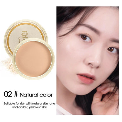 Japanese concealer set makeup soy milk powder, whitening makeup, durable oil control and moisturizing powder 02