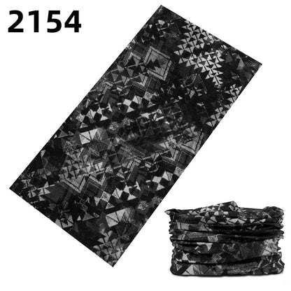 2101Unisex Climbing Hiking Scarf Sport Headwear Bandanas Motorcycle Turban Hand Band Magic Scarves Outdoor Cycling Headband Mask 2154
