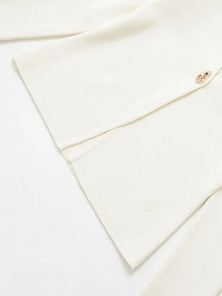 TRZA Women Fashion With Gold Button Knit Cardigan Sweater V Neck Long Sleeve Female Outerwear Chic Tops