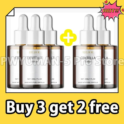 Korean Centella Asiatica Face Serum Shrink Pores Smoothing Rejuvenation Skin Brighten Whitening Cream Facial Moisturizing 30 ml Buy 3 get 2 free