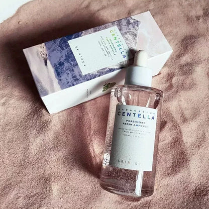 Korean Centella Pink Salt Pore Care Fresh Toner Ampoule Facial Serum Deep Cleanser and Face Cream Skincare Original Products Set