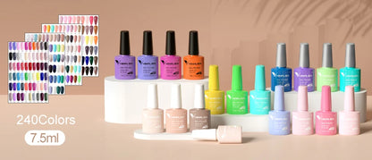 50ml Venalisa Soak off Thick Jelly Gel UV Construction Gel Builder Extend 24 Color Camouflage Milky White Nail Art Hard Nail Gel