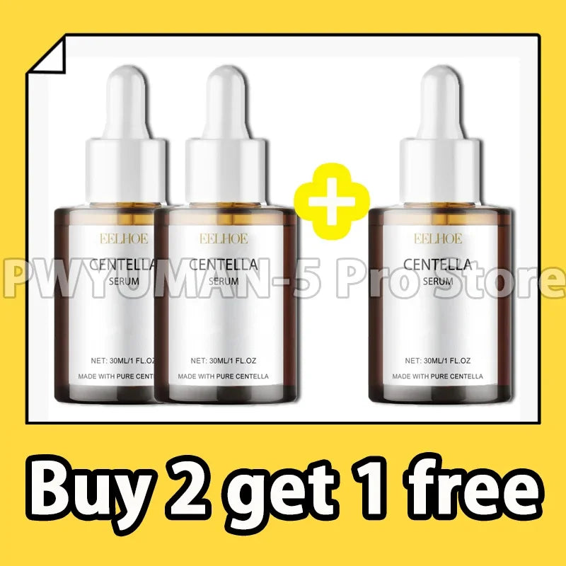 Korean Centella Asiatica Face Serum Shrink Pores Smoothing Rejuvenation Skin Brighten Whitening Cream Facial Moisturizing 30 ml Buy 2 get 1 free
