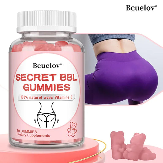 BBL Gummies - Increase Natural Curves, Promote Buttock Growth, Reduce Fat Mass and Shapes Buttocks Badiee Stylez