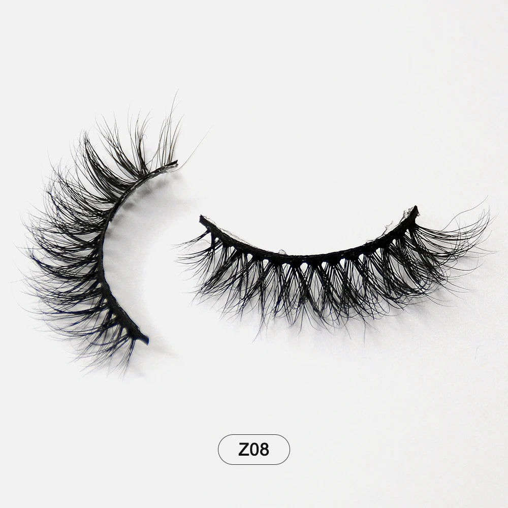 Dropshiping Makeup Mink Lashes Fluffy Soft Full Fake Eyelashes Natural False Eyelashes Wispy Lash Extension Z08 CHINA