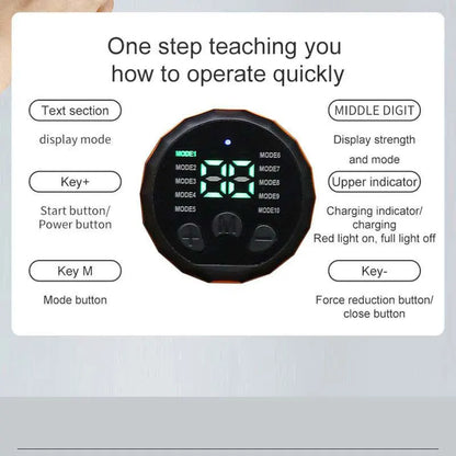 Abs Trainer EMS Abdominal Muscle Stimulator Electric Toning Belt USB Recharge Waist Belly Weight Loss Home Gym Fitness Equiment