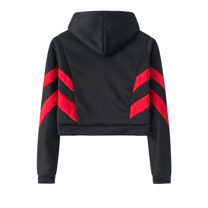 Fashion Hot Sale Women's Hoodie Navel Sweater Set Two-piece Set