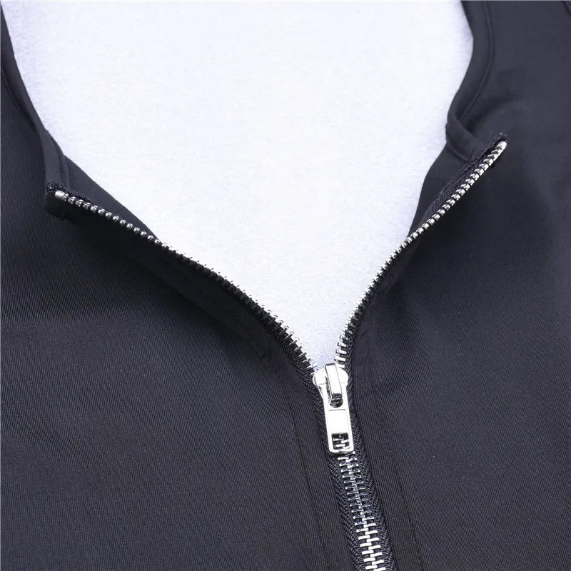 Women's Summer Sexy Zipper Halter Backless Intellectual Solid-colored And Stylish Bodycon Suspender Simple Sleeveless Dress