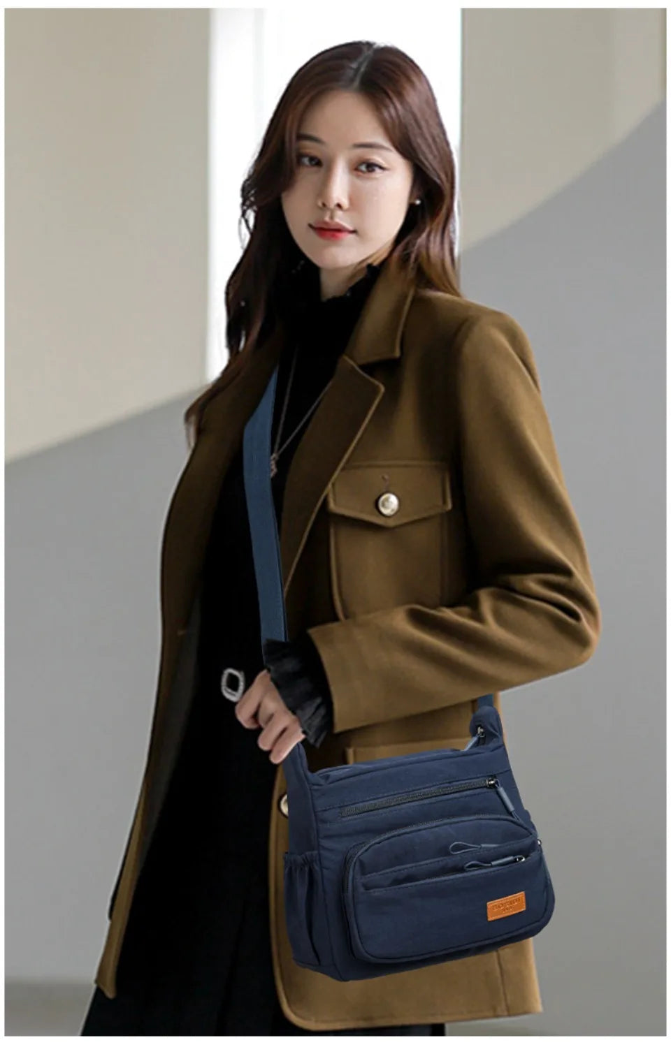 Multiple pockets Nylon Purses And Handbags Women Shoulder Bag Luxury Handbags Women Bags Designer Crossbody Bags for Women 2025