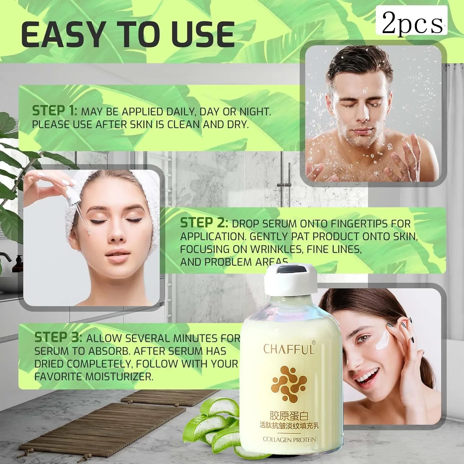 Collagen Face Serum skincare Facial Essence Liquid Firming Moisturizing Nourishing Facial Serum Skin Care