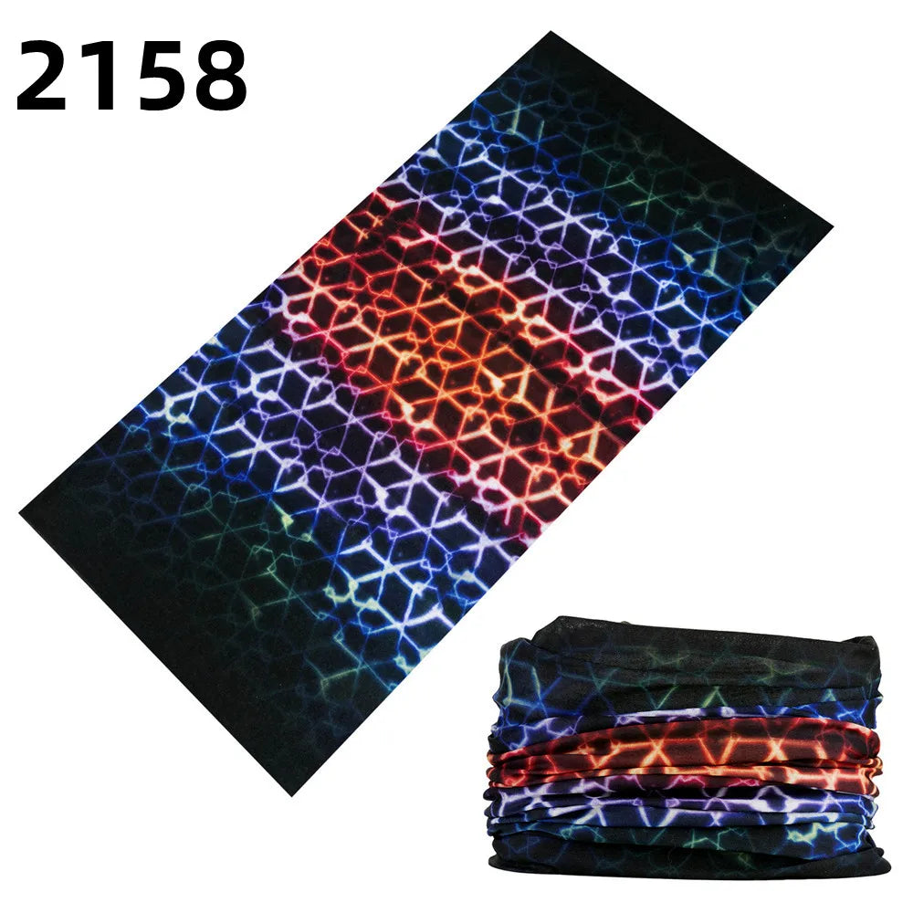 2101Unisex Climbing Hiking Scarf Sport Headwear Bandanas Motorcycle Turban Hand Band Magic Scarves Outdoor Cycling Headband Mask 2158