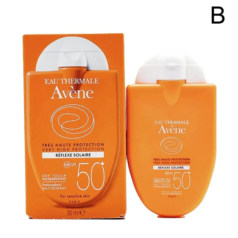 Avene Deep Cleansing Facial Cleanser Removes Face Dirt Whitening Cold Cream SPF50+ Sunscreen Moisturizing Gel Skin Care Set 30ml Sunscreen