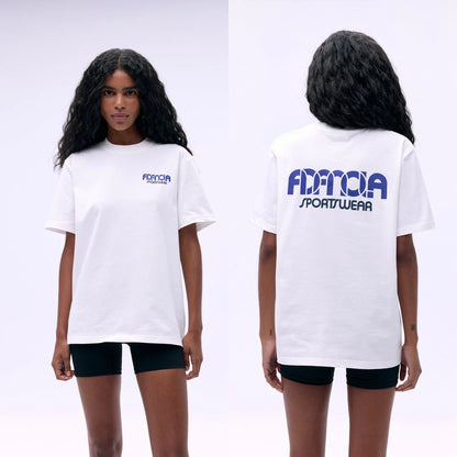 Summer Casual Sports Women's Men's T-shirt Trendy Brand Adanola Letter Printing Top Oversized Y2k Short Sleeves Women's Clothing 2