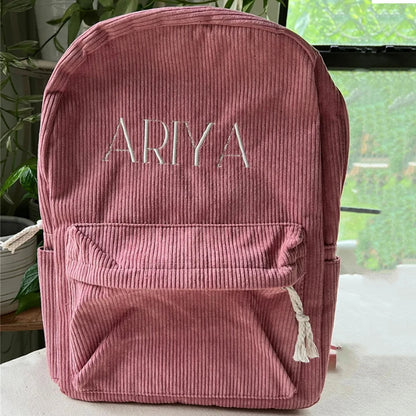 Personalized Children's Schoolbag Baby Stroller Bag Customized Kindergarten Snack Backpacks with Name Solid Color Backpacks