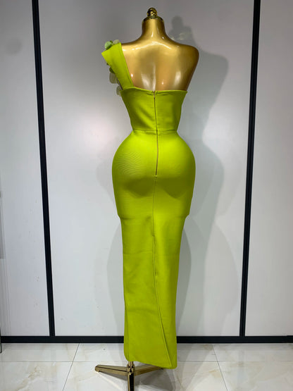 Women New Designer Bodycon Bandage Luxury Birthday Party Dress Elegant V Neck Appliques Maxi Long Celebrity Evening Prom Gowns