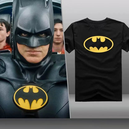 Movie T-shirt] classic Batman Keaton Edition Master 2024 BATMAN custom cotton short sleeve summer men new Casual loose