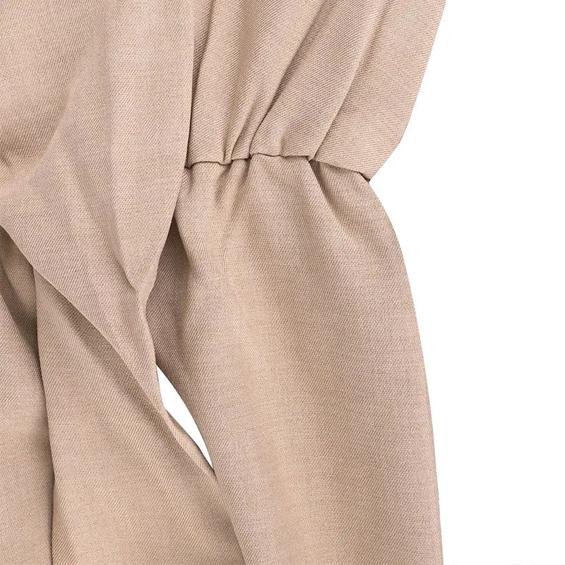 Summer Women's Jumpsuits New Streetwear Fashion Lace-up Casual Slim Folds Rompers Solid Sexy Hollow Out O-Neck Female Clothing Badiee Stylez