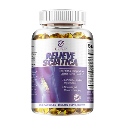 Sciatic Nerve Relief Capsules - Alpha Lipoic Acid Vitamin - Relieve Sciatica and Support Nervous System and Joint Health 120 Capsules