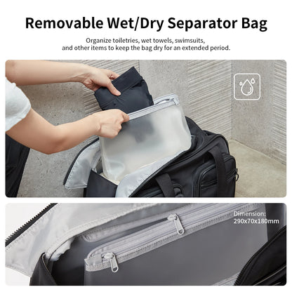 AJI Women Travel Bag Nylon Handheld Travel Bag Carry On Luggage Bag Large Capacity Weekender Gym Sport Holdall Overnight Bag