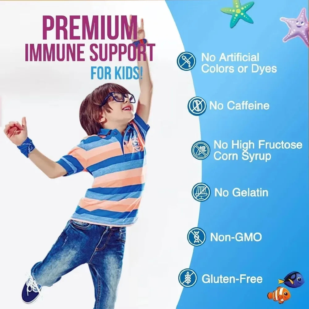 Organic Vitamin C supplement to support immune system and overall health, growth and development, zinc absorption