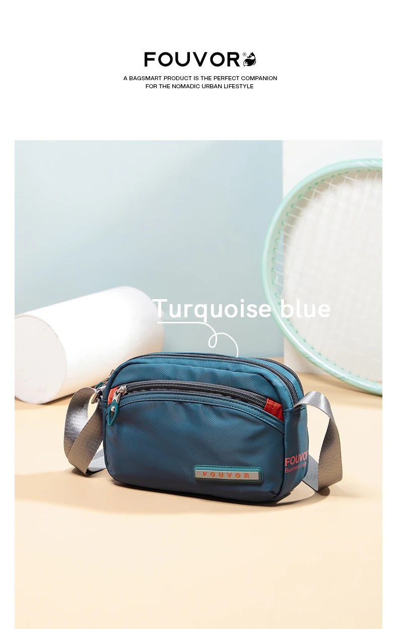 Fouvor Women Shoulder Bag Trend 2025 Nylon Small Crossbody Bag Fashion Sports Waterproof High End Messenger Bags Ladies 2587-19