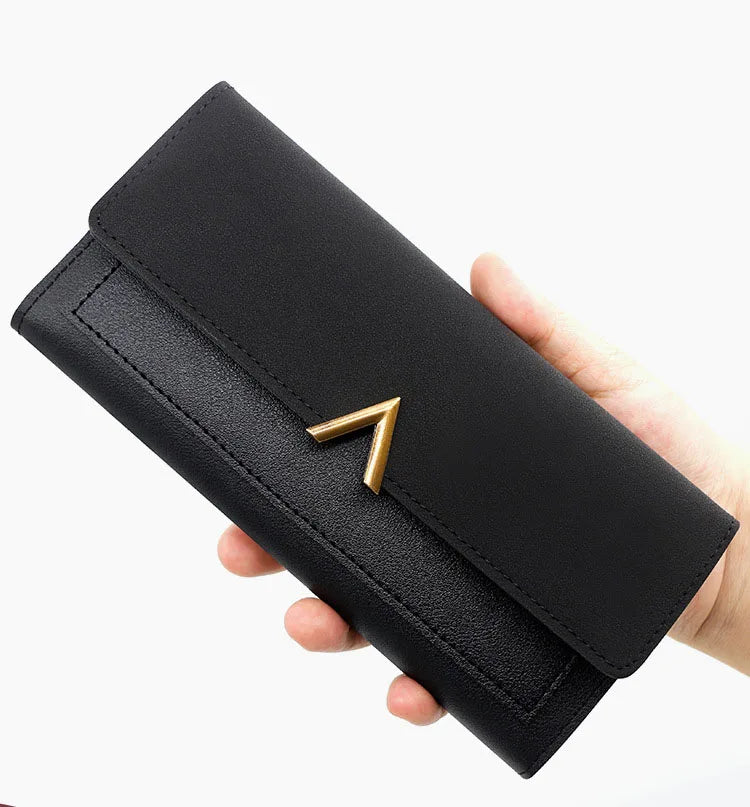 Long Purses For Women Wallet New Fashion Long Coin Purse Card Holder Small Ladies Wallet Female Hasp Mini Clutch billetera bolas
