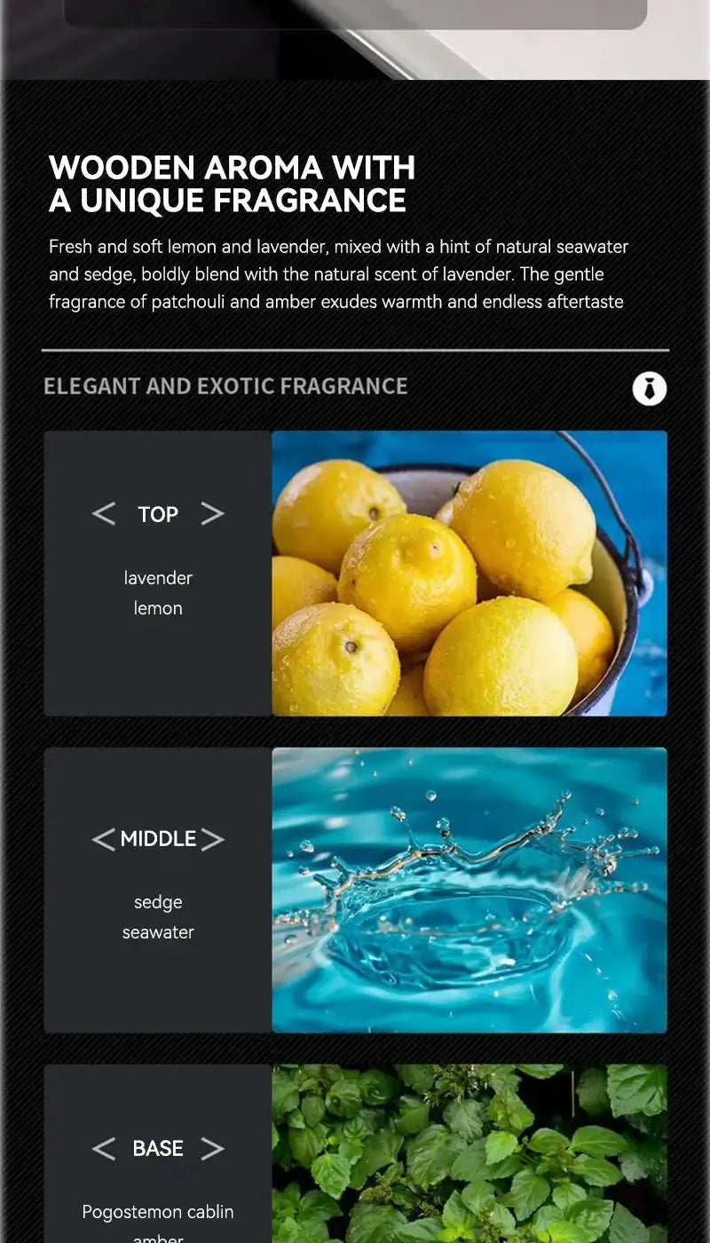 Original brand perfume, men's Cologne, long-lasting talk fragrance, ocean scent, woody cologne