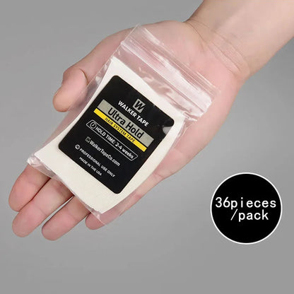 Wholesale  36pcs/lot White Ultra Hold Wig Double Sided Tape For Toupee/Lace Wig Hair Adhesive Tape