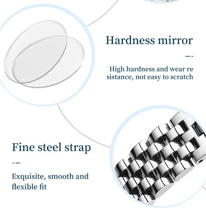 OLEVS 3641 Women Watch Elegant Quartz Watch Starry Dial Waterproof Luminous Diamond Bezel Ladies Watch Bracelet Set Ladies' Gift