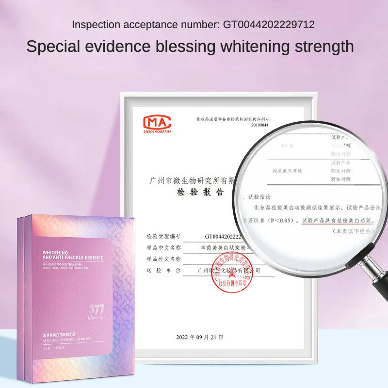 28 pcs/set 377 Whitening Ampoule Essence, Vitamin C Anti-Aging Essence, Niacinamide Brightening Essence Korean Skincare Products