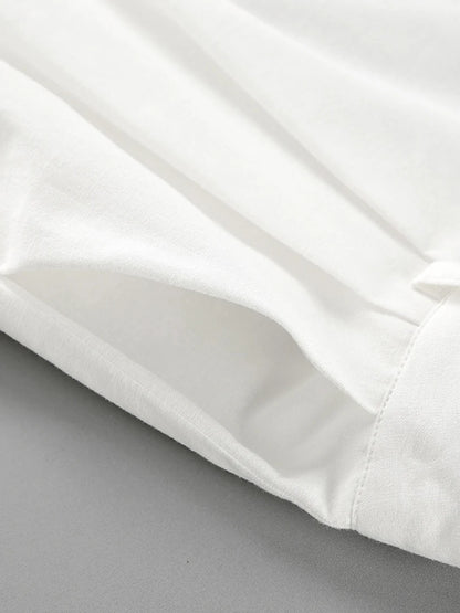 Marthaqiqi Loose Cotton Women'S Pajamas Sets Sexy V-Neck Sleepwear Tank Tops Nightwear Casual Shorts Femme Summer Pyjamas Suits