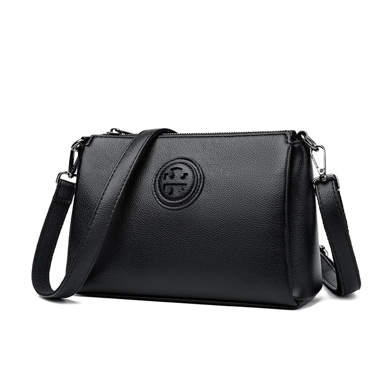 Versatile PU Crossbody Bag for Women Stylish High Quality Brand Design Zipper Solid Color Pattern Casual Daily Use Shoulder Bag - Badiee Stylez