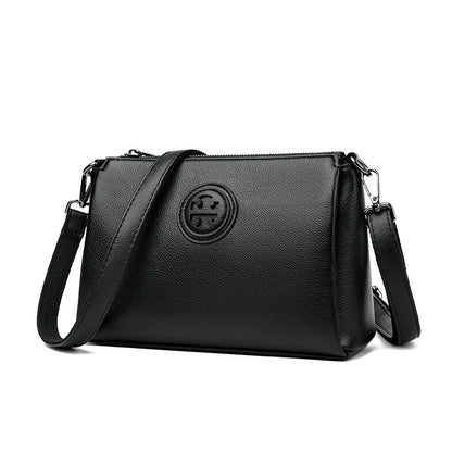 Versatile PU Crossbody Bag for Women Stylish High Quality Brand Design Zipper Solid Color Pattern Casual Daily Use Shoulder Bag - Badiee Stylez