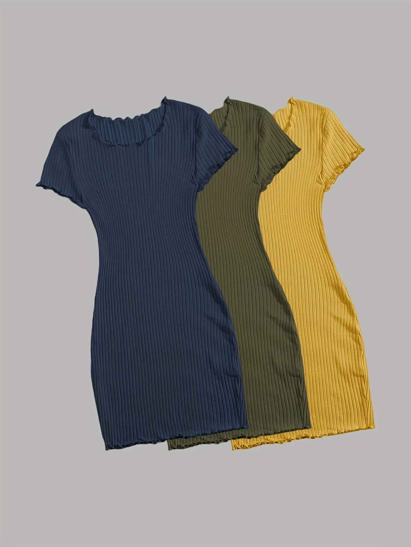 New style stylish solid color casual slim women's dress three-piece set MULTI