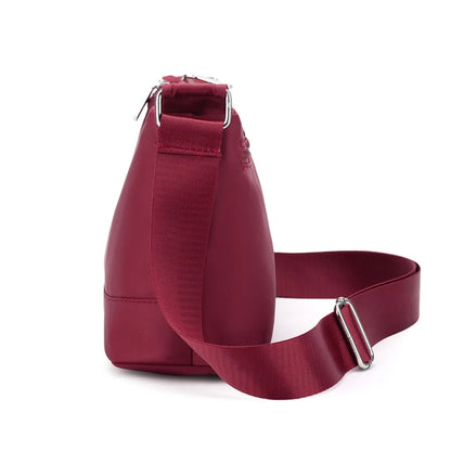 Waterproof Nylon Women Shoulder Bag Three Layers Handbag Ladies Crossbody Bags for Mother Girls Messenger Travel Daily Use Bags