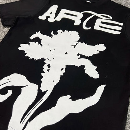 ARTE T-shirts Men Women Couples Streetwear High Quality Print Round Neck Short Sleeve Arte Top Tee One Day Shipped Out